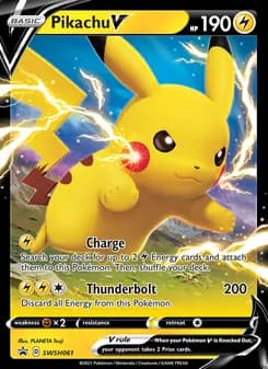 Pikachu V — SWSH Black Star Promos #SWSH061