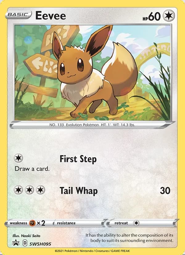 Eevee — SWSH Black Star Promos #SWSH095