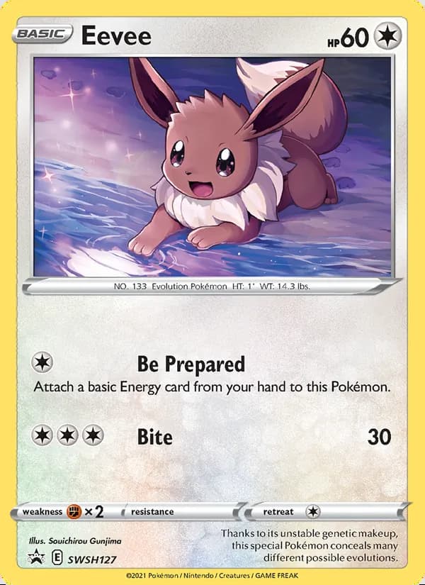 Eevee — SWSH Black Star Promos #SWSH127