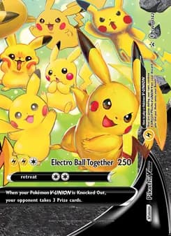 Pikachu V-UNION — SWSH Black Star Promos #SWSH142