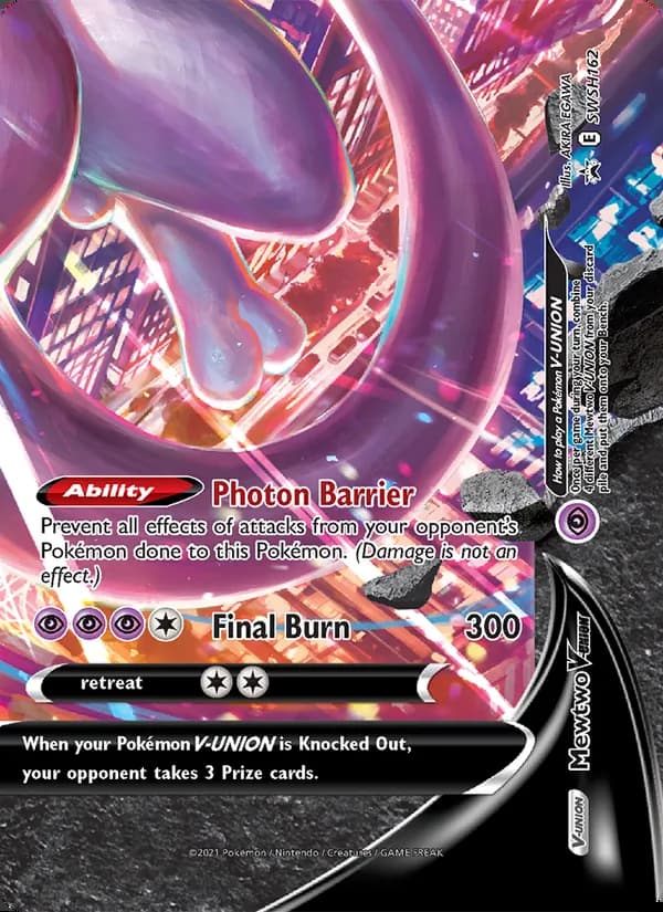 Mewtwo V-UNION — SWSH Black Star Promos #SWSH162