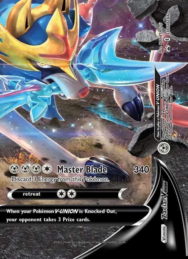 Zacian V-UNION — SWSH Black Star Promos #SWSH166