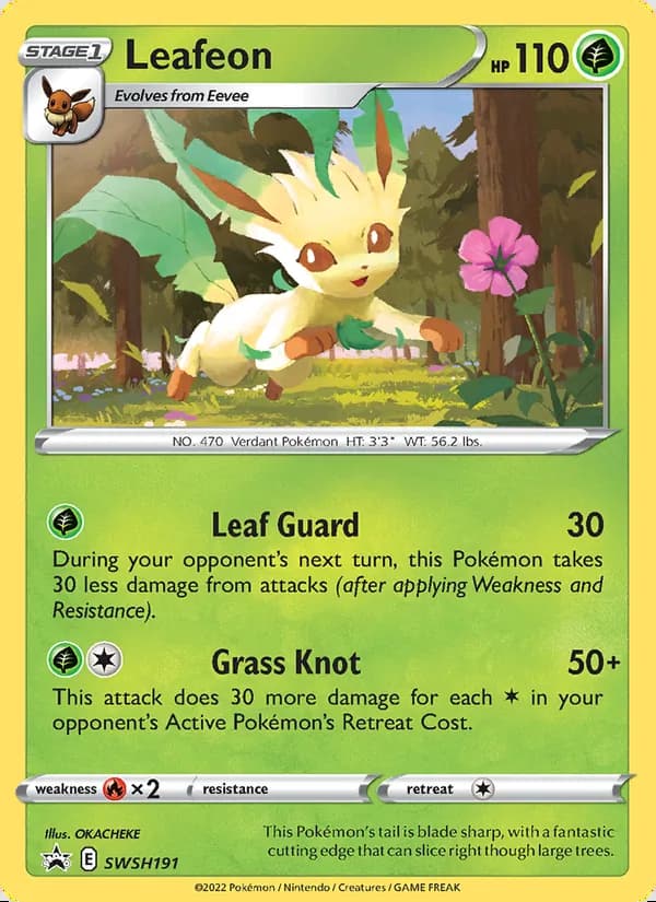 Leafeon — SWSH Black Star Promos #SWSH191