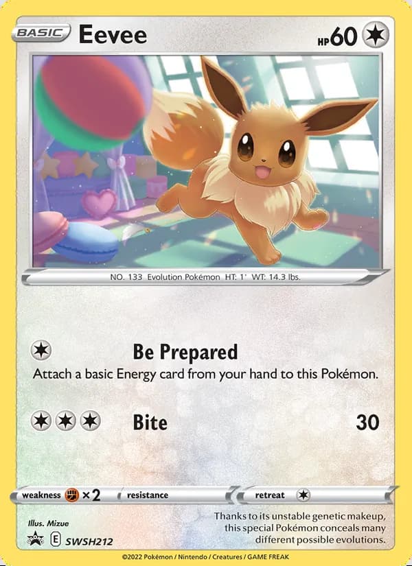 Eevee — SWSH Black Star Promos #SWSH212