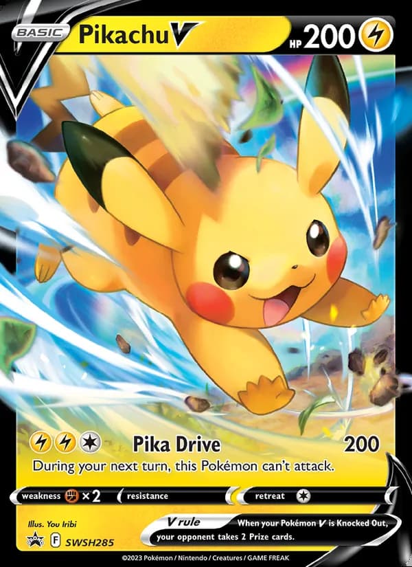 Pikachu V — SWSH Black Star Promos #SWSH285