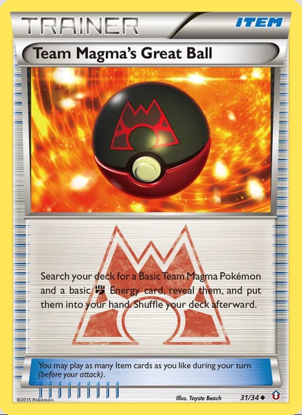Team Magma's Great Ball — Double Crisis #31