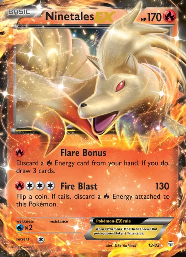Ninetales EX — Generaciones #13