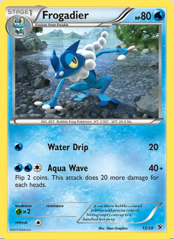 Frogadier — Kalos Starter Set #13
