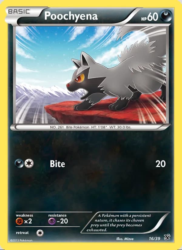 Poochyena — Kalos Starter Set #16