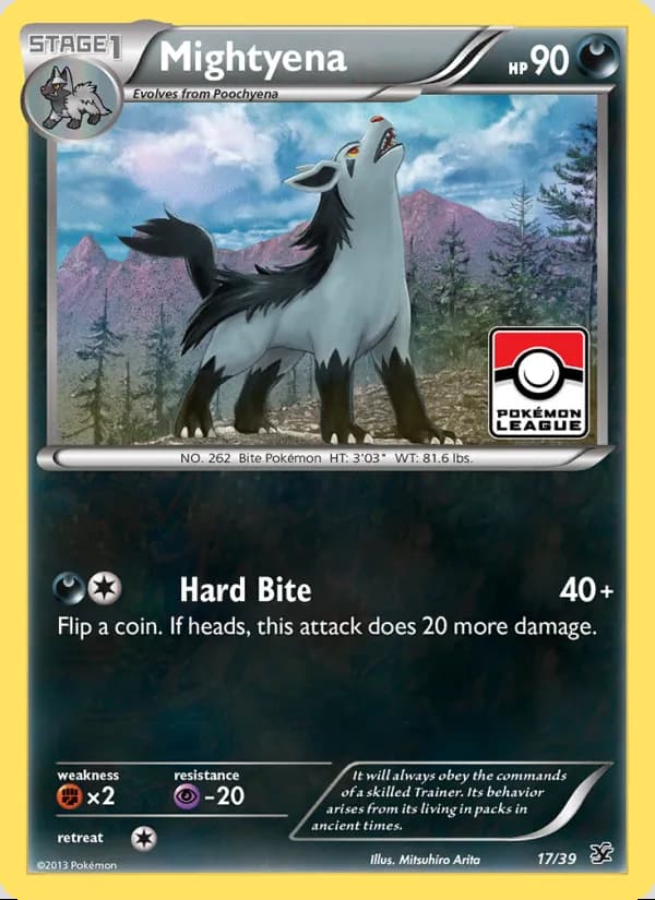 Mightyena — Kalos Starter Set #17