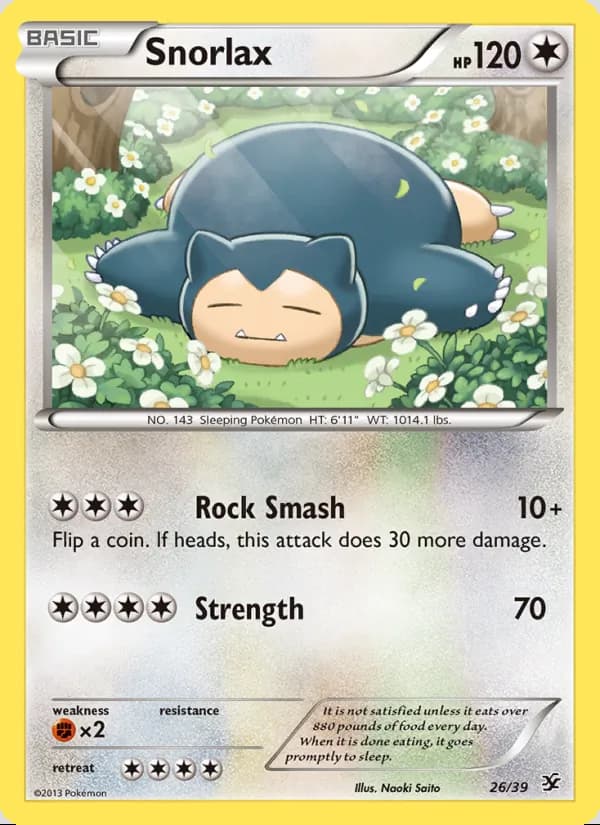 Snorlax — Kalos Starter Set #26