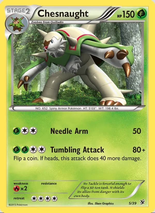 Chesnaught — Kalos Starter Set #5