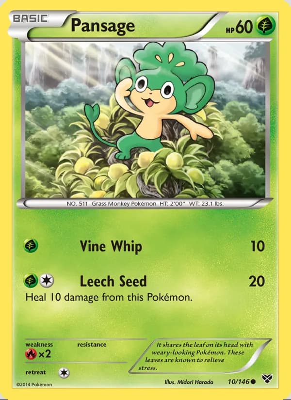 Pansage — XY #10