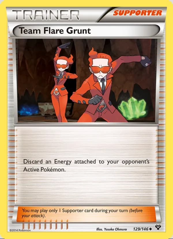 Team Flare Grunt — XY #129