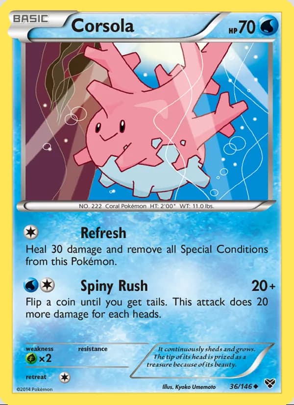 Corsola — XY #36