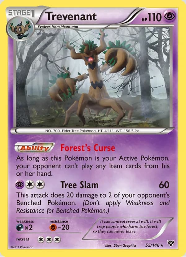Trevenant — XY #55