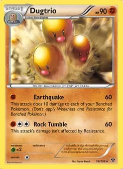 Dugtrio — XY #59