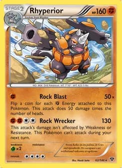 Rhyperior — XY #62