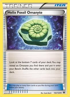 Helix Fossil Omanyte — Fates Collide #102