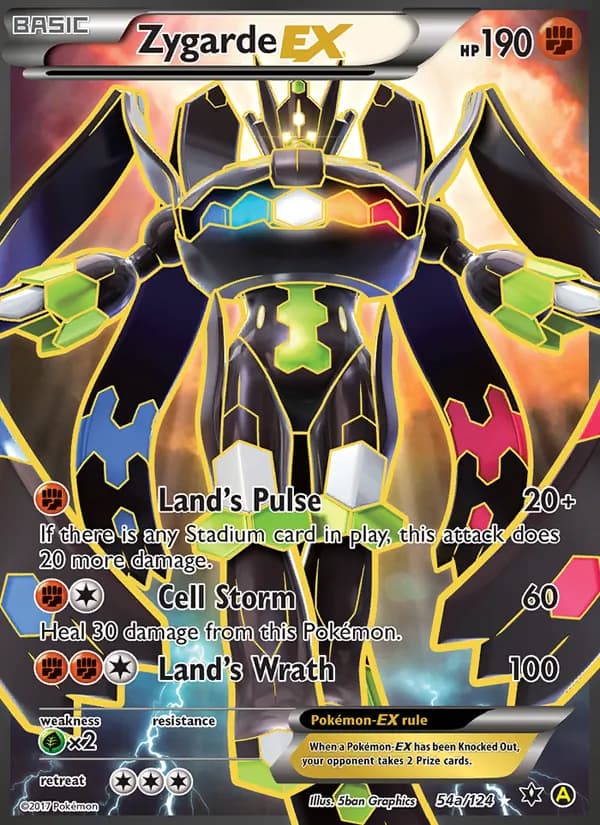 Zygarde EX — Fates Collide #54a