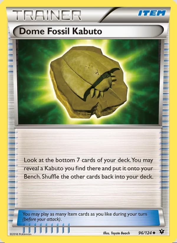 Dome Fossil Kabuto — Fates Collide #96