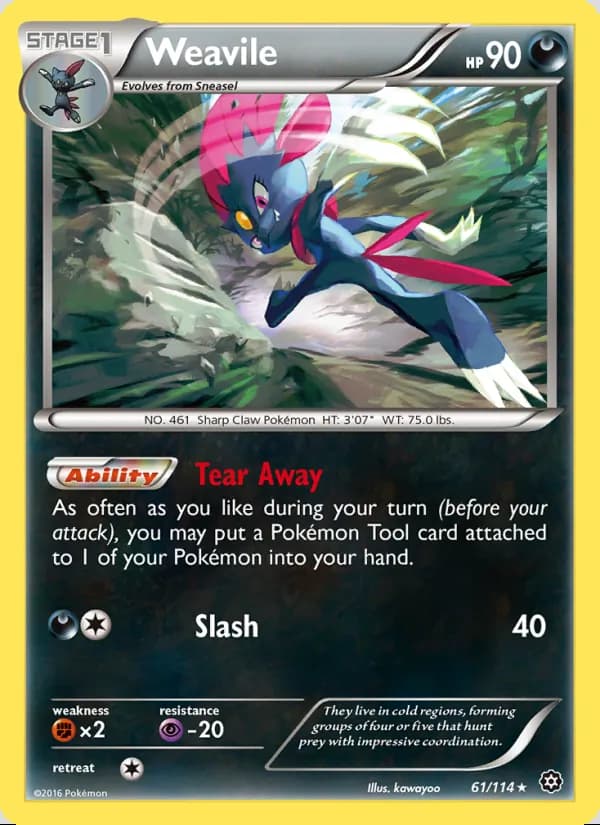 Weavile — Asedio de Vapor #61