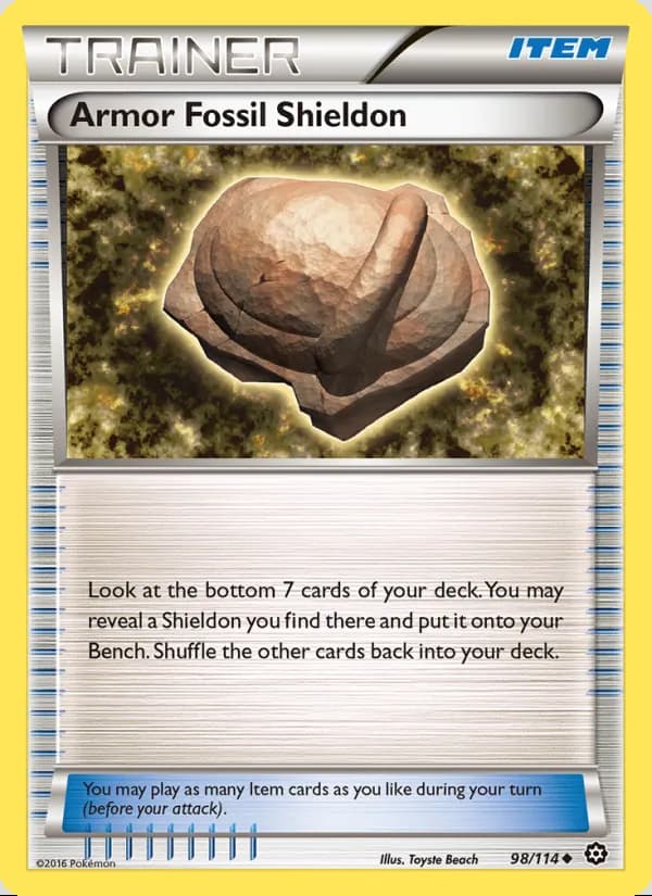Armor Fossil Shieldon — Steam Siege #98