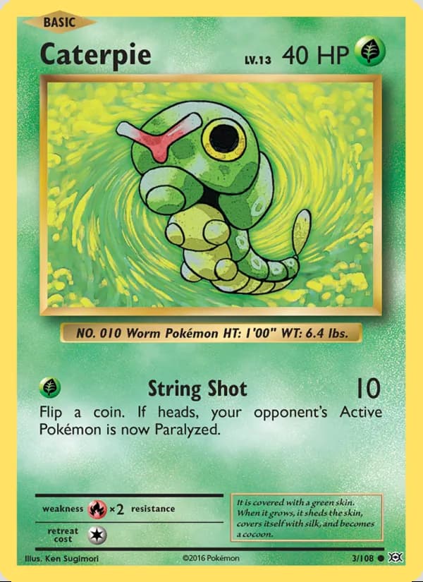 Caterpie — Evolutions #3