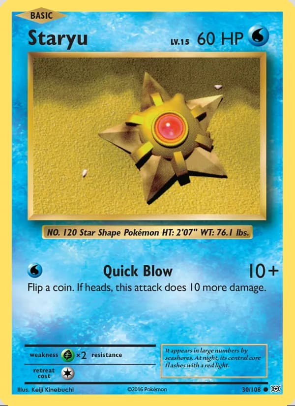 Staryu — Evolutions #30