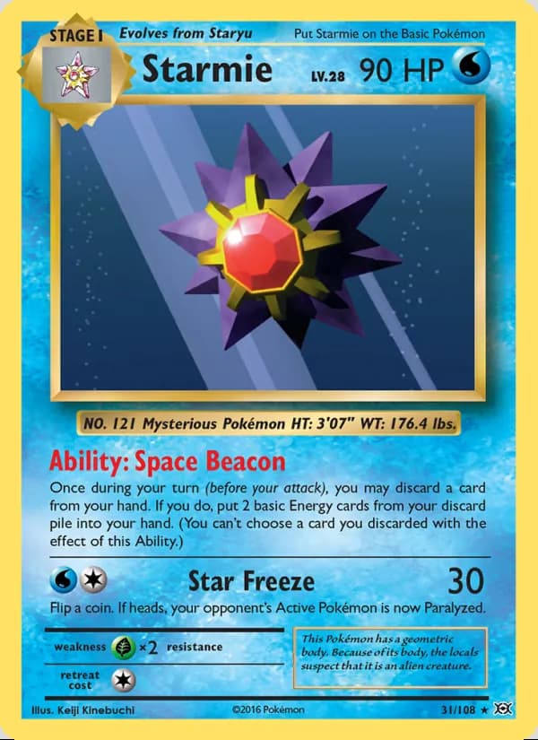 Starmie — Evolutions #31