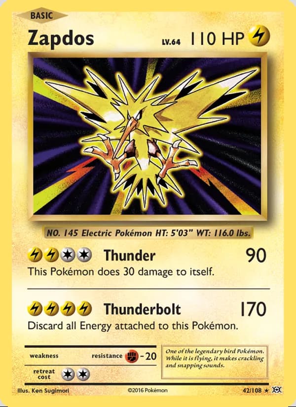 Zapdos — Evolutions #42