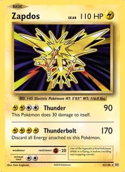 Zapdos — Evolutions #42
