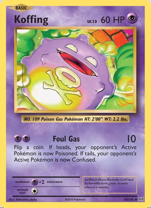 Koffing — Evolutions #50