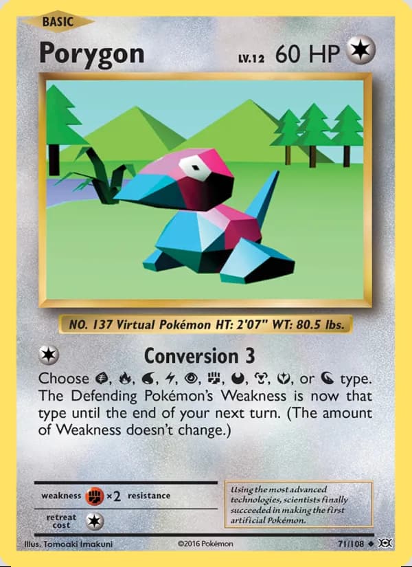 Porygon — Evolutions #71