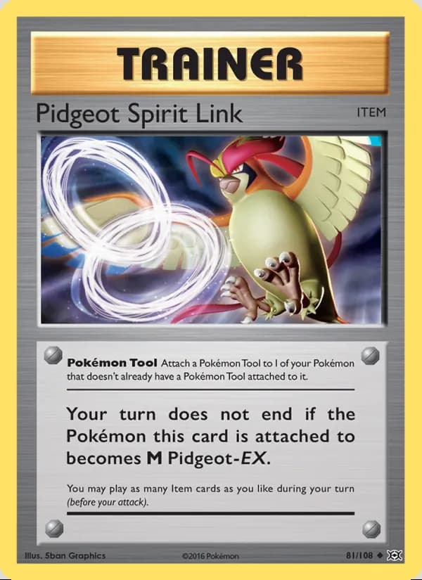 Vínculo Espiritual de Pidgeot — Evoluciones #81