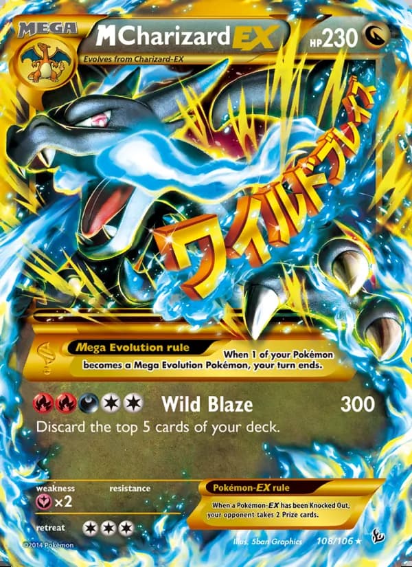 M Charizard EX — Flashfire #108