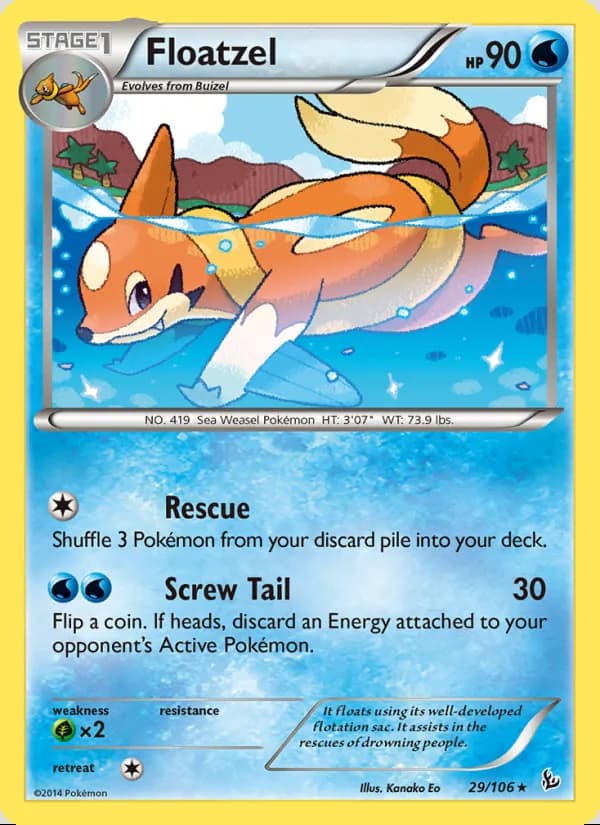 Floatzel — Flashfire #29