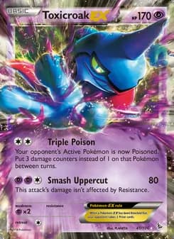Toxicroak EX — Flashfire #41