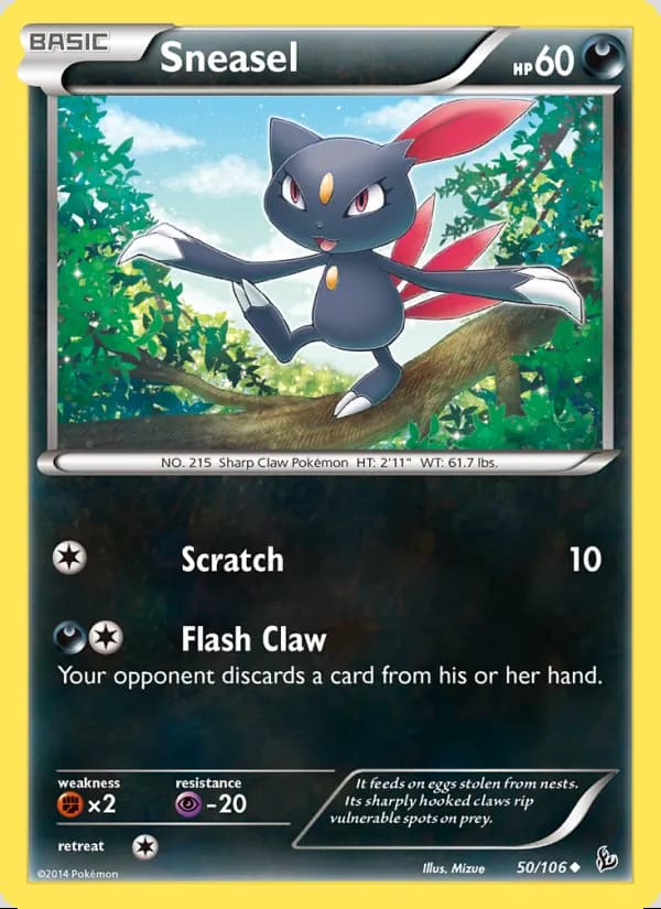 Sneasel — Flashfire #50