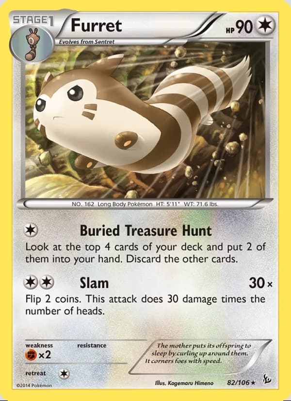Furret — Flashfire #82