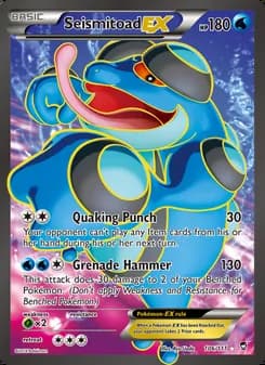 Seismitoad EX — Puños Furiosos #106