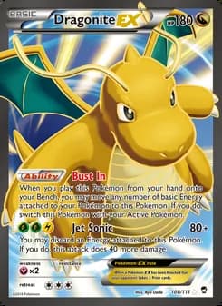 Dragonite EX — Puños Furiosos #108