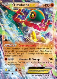 Hawlucha EX — Puños Furiosos #64