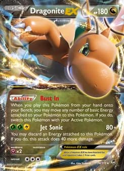Dragonite EX — Puños Furiosos #74