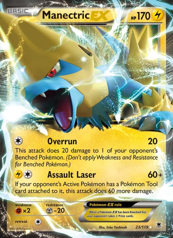 Manectric EX — Phantom Forces #23