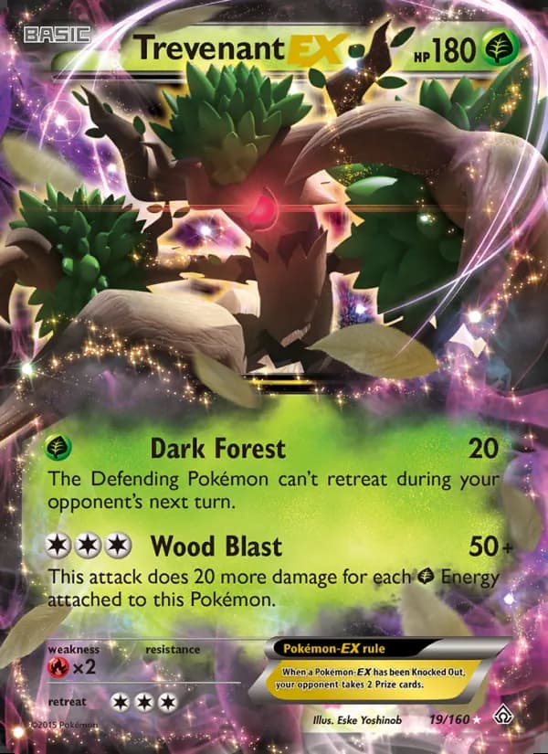 Trevenant EX — Primal Clash #19