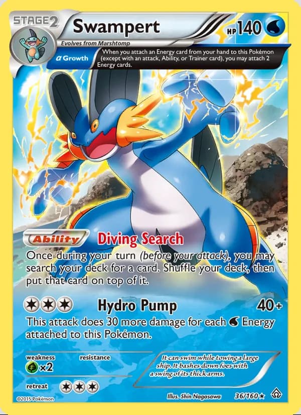 Swampert — Primal Clash #36