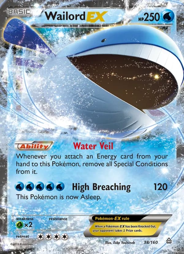 Wailord EX — Duelos Primigenios #38