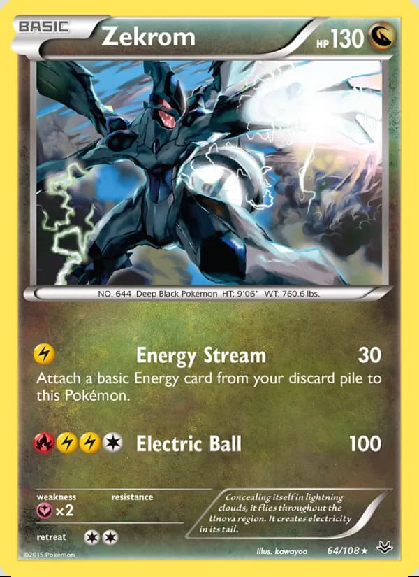 Zekrom — Cielos Rugientes #64