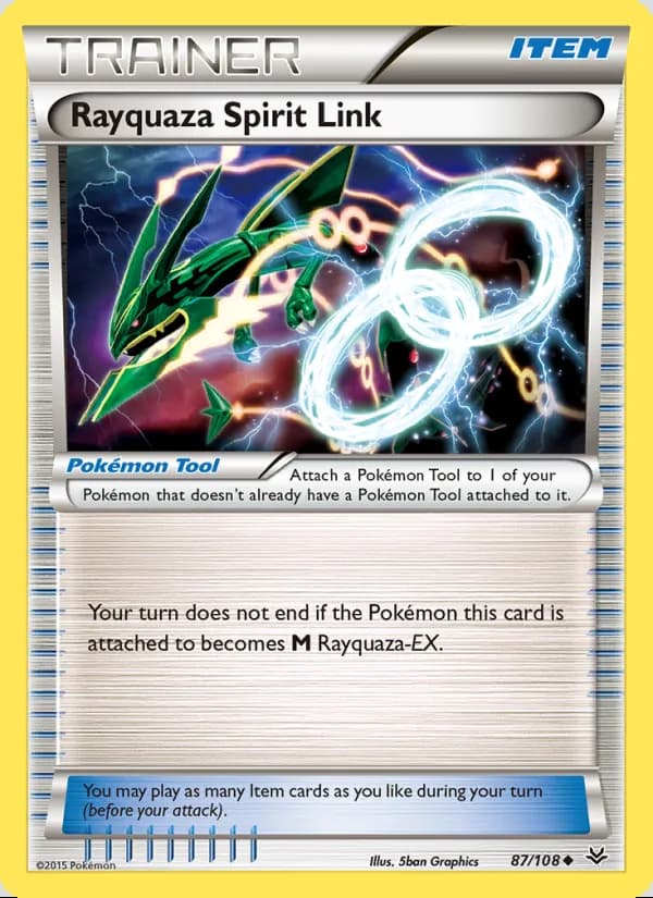 Vínculo Espiritual de Rayquaza — Cielos Rugientes #87